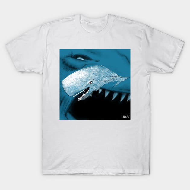 liviathan ecopop white whale kaiju art T-Shirt by jorge_lebeau